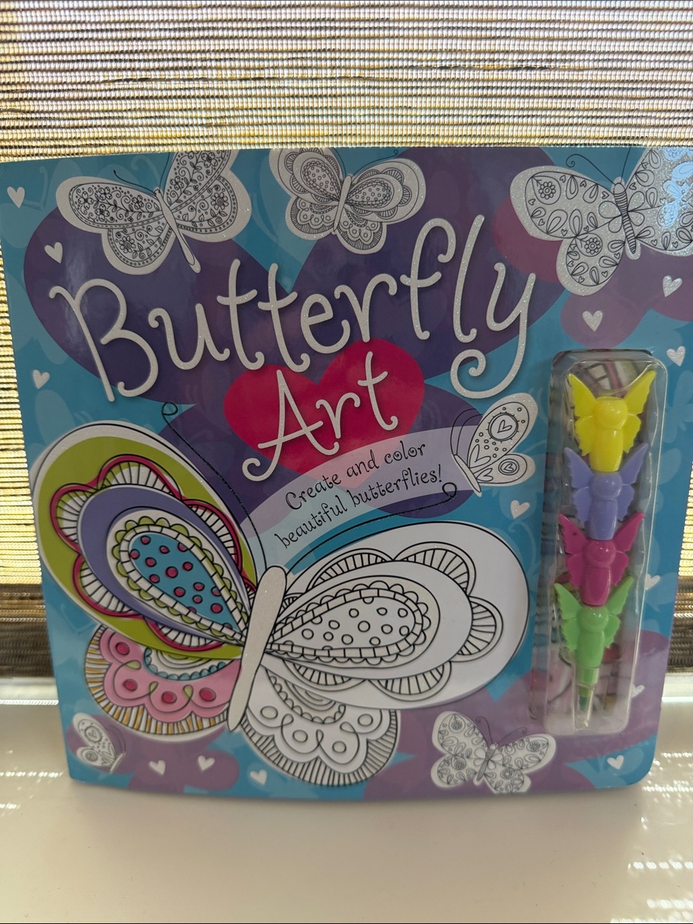 Butterfly Art Coloring Set - Multicolor